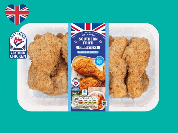 Birchwood Southern Fried British Chicken Drumsticks