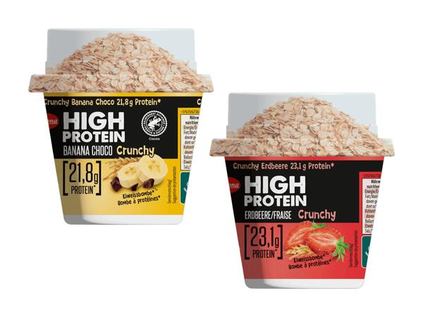 Yogourt croquant riche en protéines