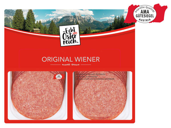 Original Wiener geschnitten