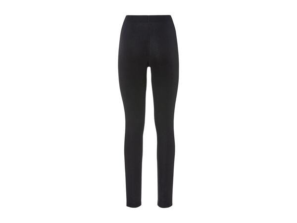 Esmara Ladies' Thermal Base Layer Leggings - Black