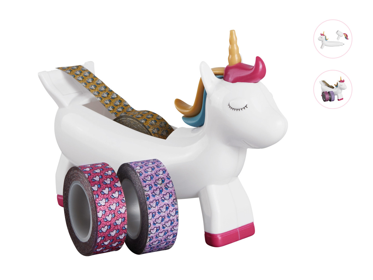 United Office Unicorn Tape Dispenser & Pen Set1