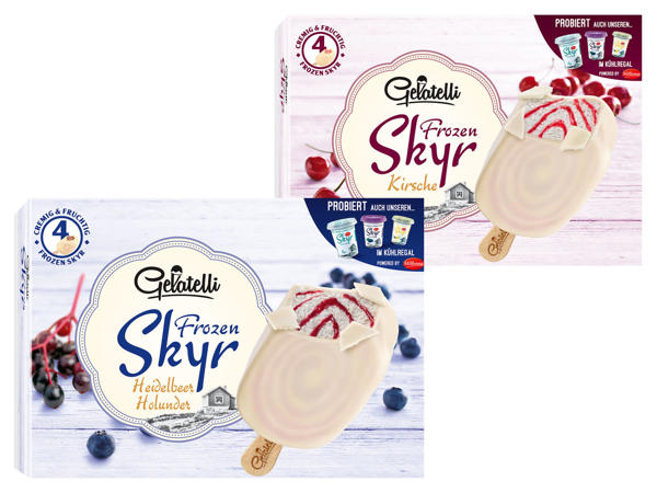 GELATELLI Skyr Stieleis