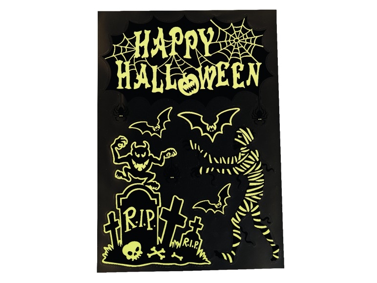 "Glow in the dark" Stickers or Halloween "Pop ups"