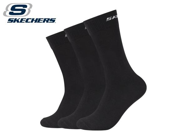Skechers High Socks - 3 pairs - Black
