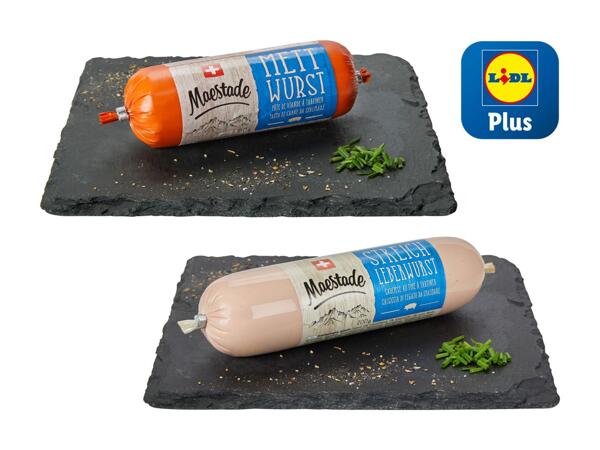Saucisse de foie/​saucisse à tartiner