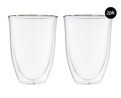 Double Wall Thermo Glasses 2pk