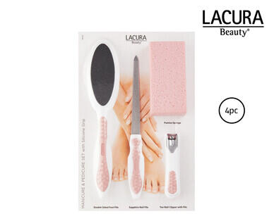 Lacura Beauty Manicure and Pedicure 4pc Set