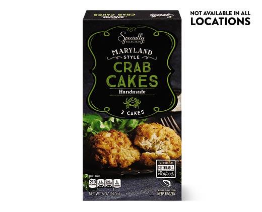 Specially Selected 
 Maryland or Boardwalk Style Crab Cakes