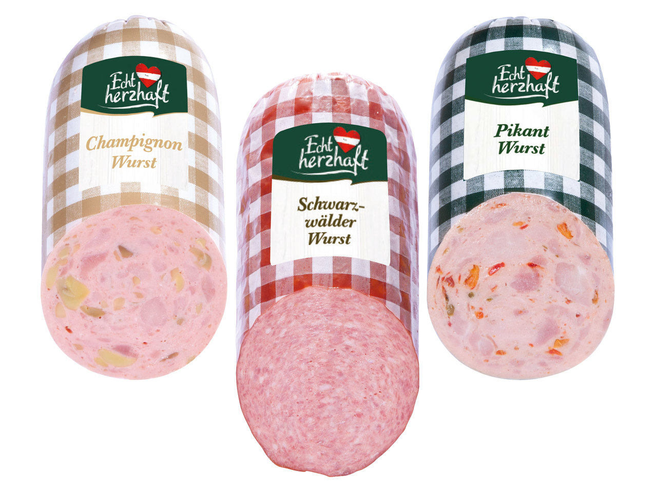 ECHT HERZHAFT Stangenwurst