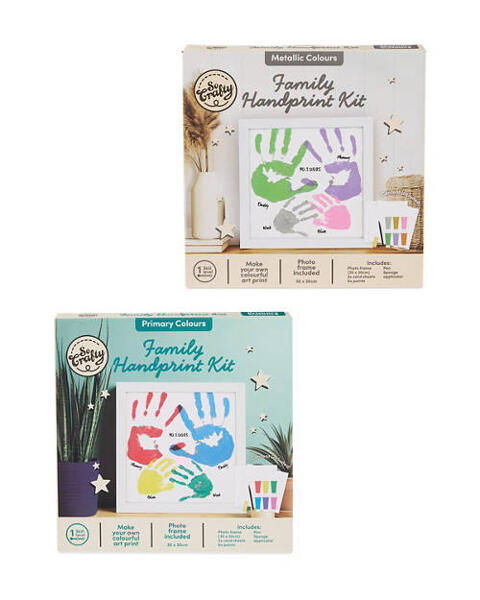 Family Handprint Frame