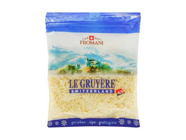 Gruyère AOP râpé (valable uniquement en Suisse romande)
