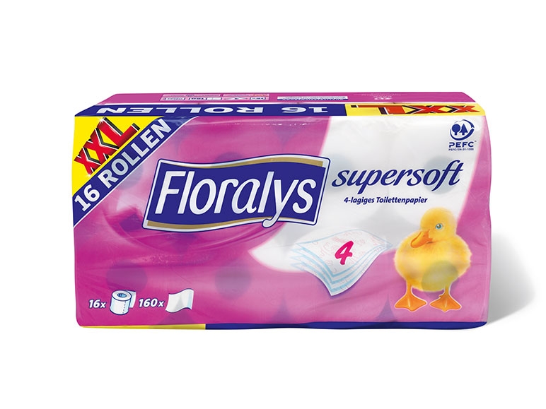 4-lagig toiletpapier