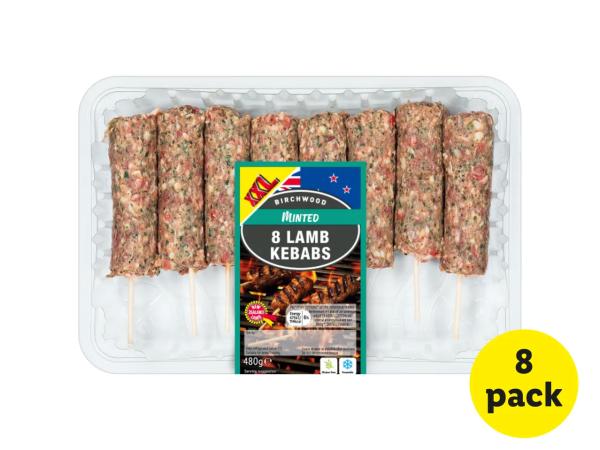 Birchwood 8 Minted Lamb Kebabs