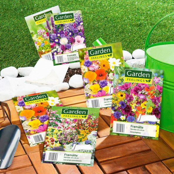Plantemåtte med sommerblomster