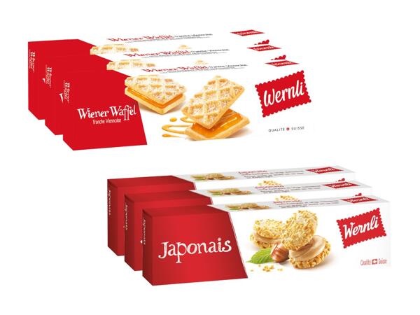 Biscuits Wernli, pack de 3