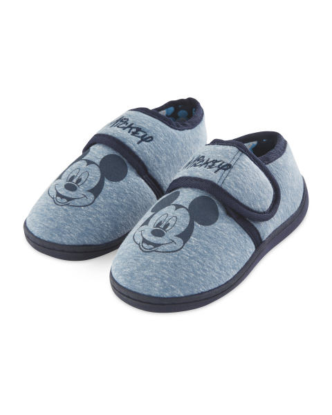 Blue Mickey Mouse Slippers