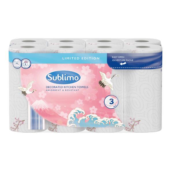 SUBLIMO(R) 				Haushaltsrollen, 8 St.