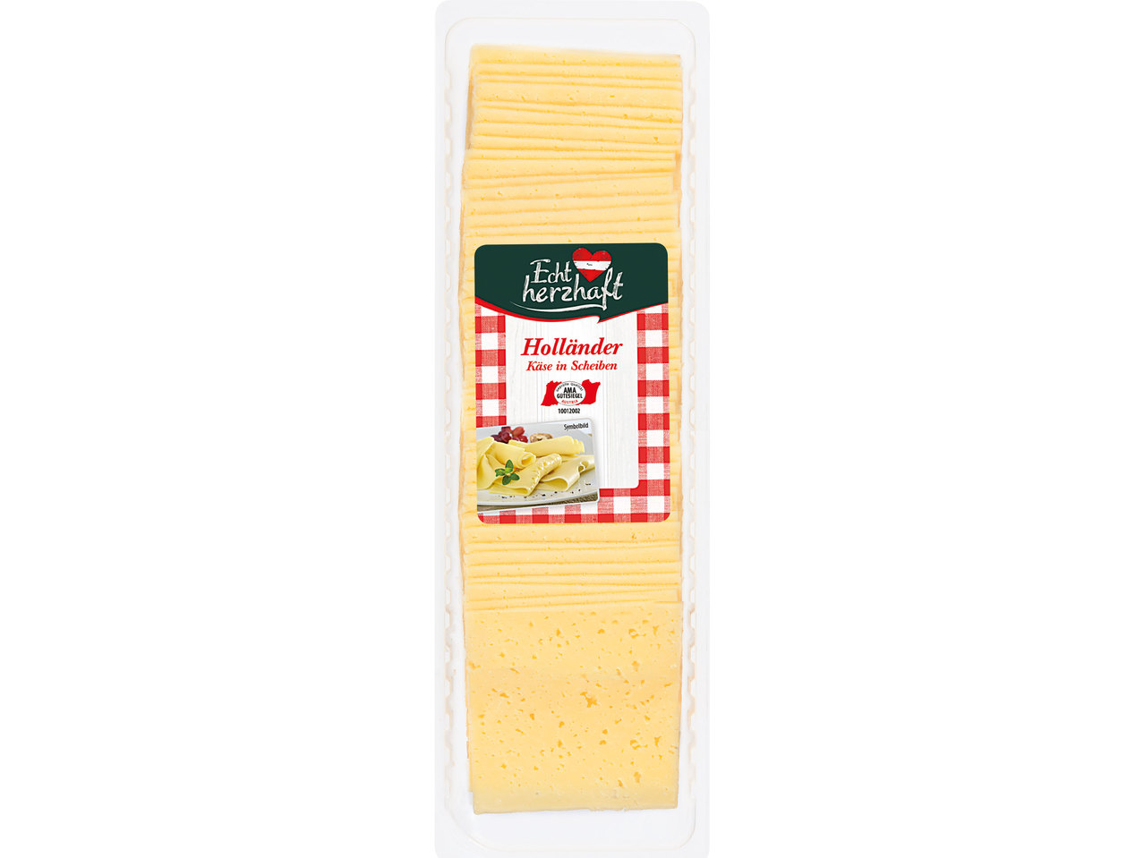 ECHT HERZHAFT Käse nach Holländer Art in Scheiben