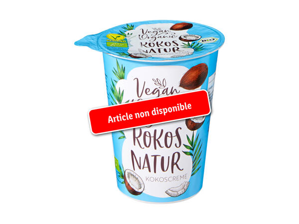 Crème dessert coco bio nature