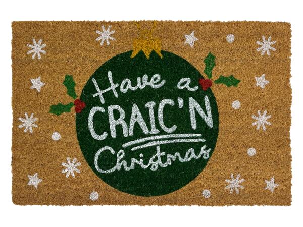 Christmas Coir Doormat