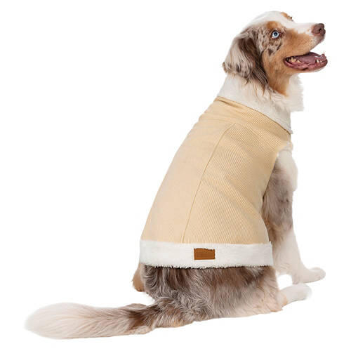Pet Corduroy Vest - Chestnut, XL