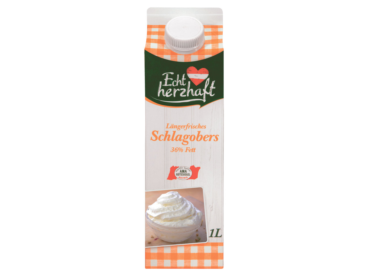 ECHT HERZHAFT Längerfrisches Schlagobers