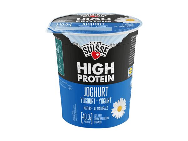 Yogurt naturale ad alto contenuto proteico