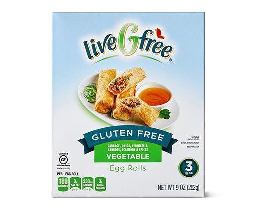 liveGfree 
 Gluten Free Egg Rolls Chicken or Vegetable