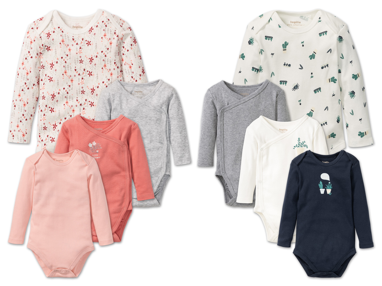 LUPILU(R)PURE COLLECTION Baby Body, 2 Stück1