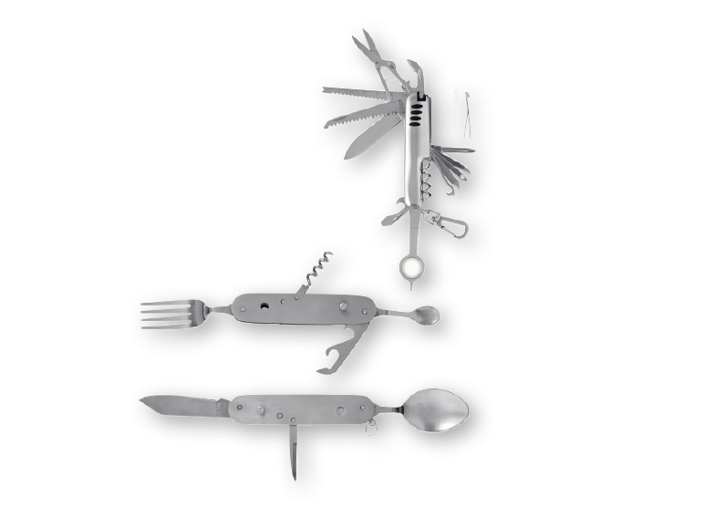 CRIVIT Camping Cutlery/ Multi-Purpose Pocket Knife