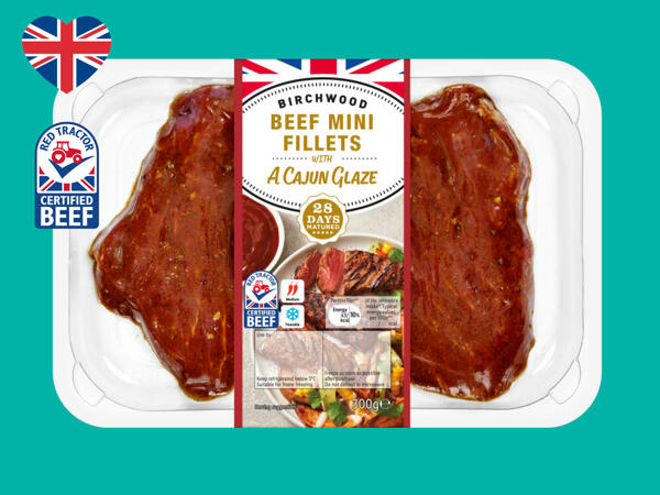 Birchwood British Beef Mini Fillets with a Cajun Glaze
