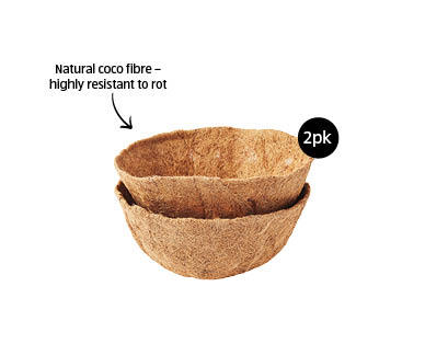 Hanging Basket with Liner or Basket Liners 2pk