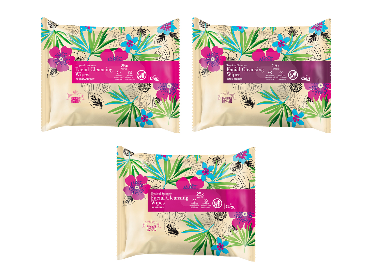 Lingettes nettoyantes visage