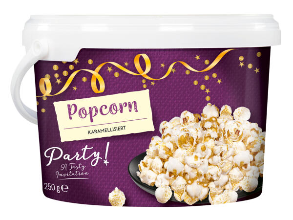 Popcorn karamellisiert