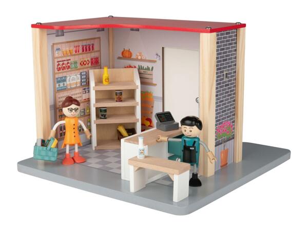 Playtive Wooden Room Play Set