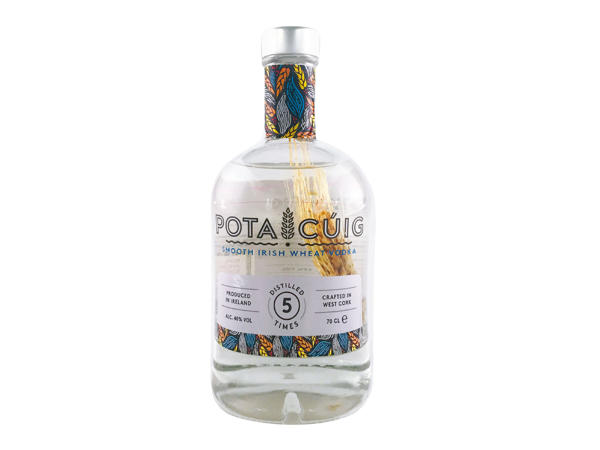 Pota Cúig Irish wheat vodka