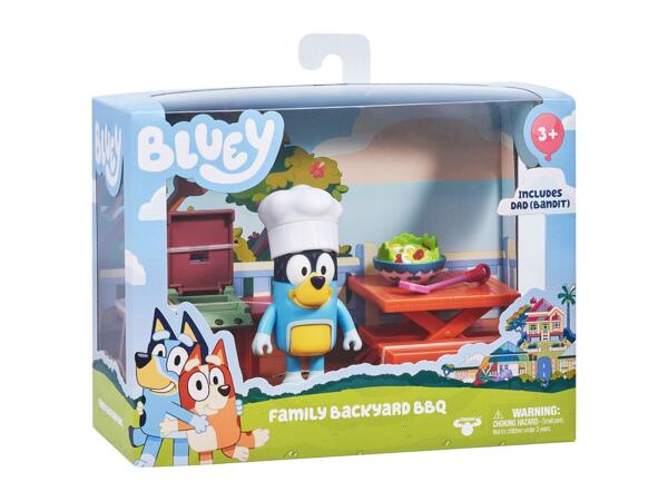 Bluey Family Backyard BBQ Playset