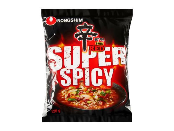 Nong Shim Instant Noodles Red Shin Kimchi Flavor