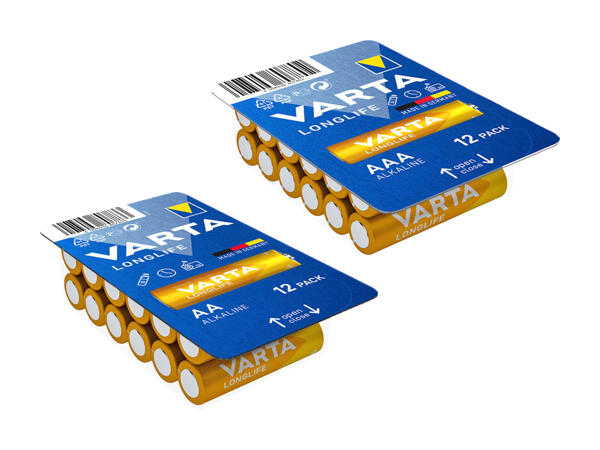 Piles longue durée AA/AAA Varta