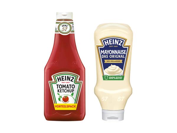 Mayonnaise oder Tomatenketchup