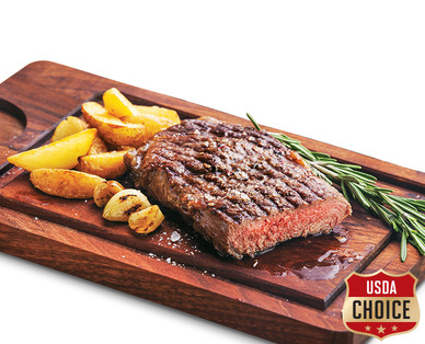 Fresh USDA Choice Family Pack Boneless Beef Ribeye Steak