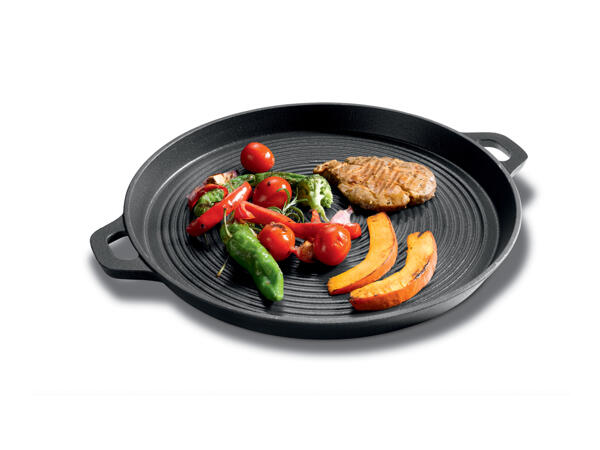 Grillmeister Cast Iron Griddle / Grill Pan
