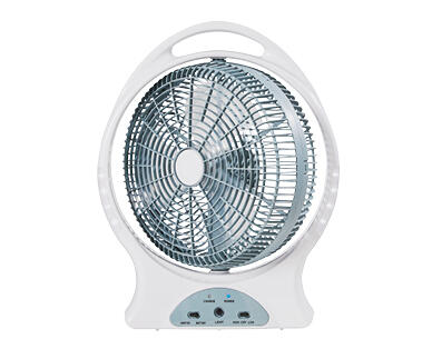 Rechargeable Fan with LED Lights
