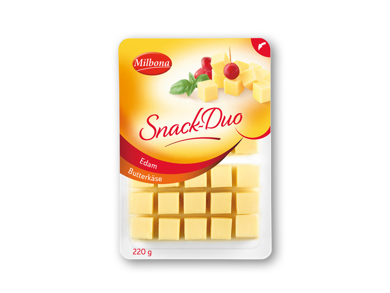 MILBONA Ostesnack i tern