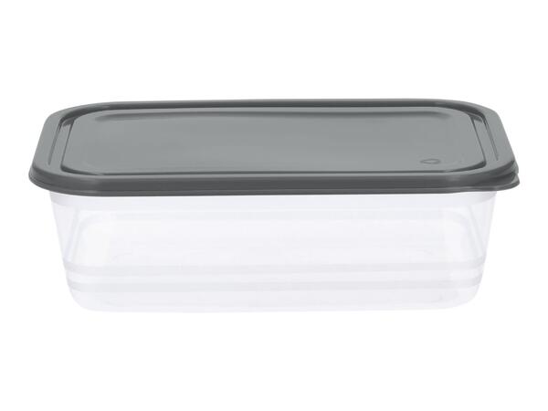 Grey Food Storage Container Set - 17 Pieces