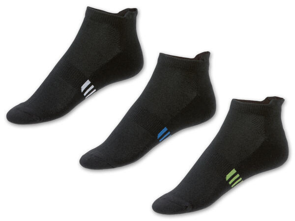 Damen/Herren Sneakersocken, 3 Paar