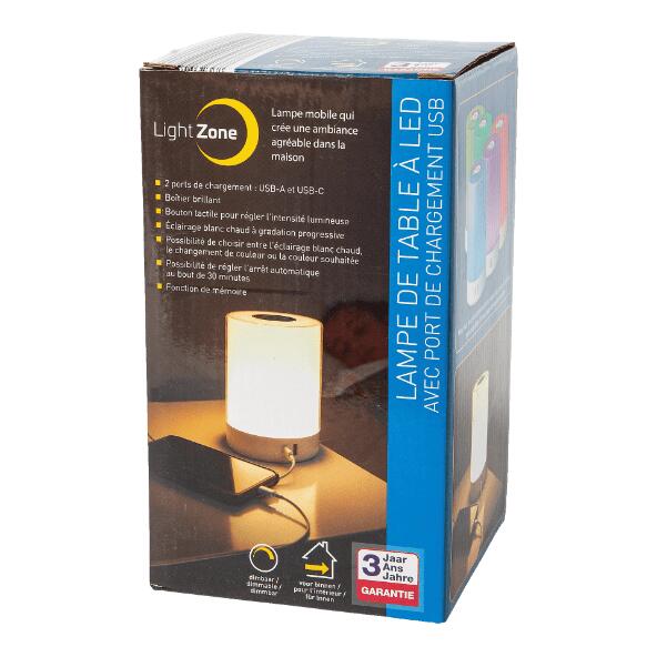 LIGHT ZONE(R) 				LED-Tischlampe