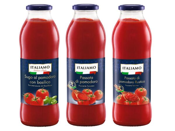 Passierte Tomaten oder Tomatensauce