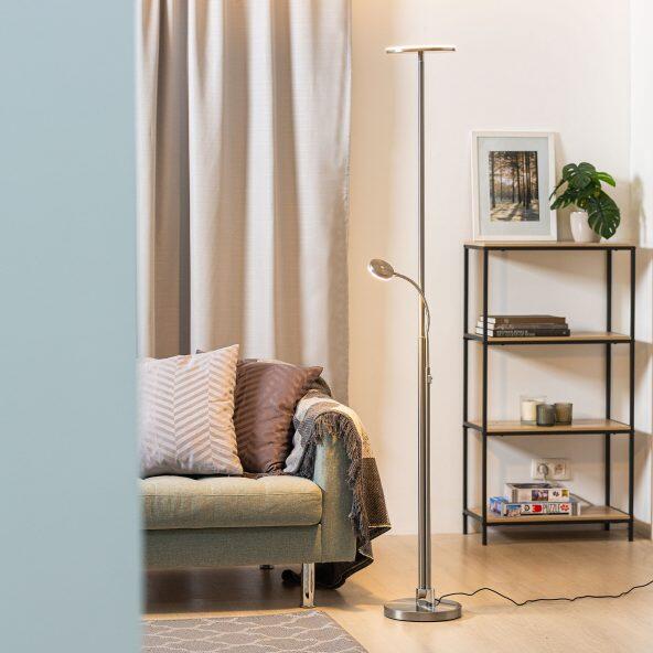 CASALUX(R) 				Ledstaanlamp met leesarm