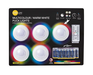 LED Puck Lights 5pk